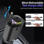 5-in-1 Starlight Car Charger — Fast Charge, Ambient Glow & Aroma