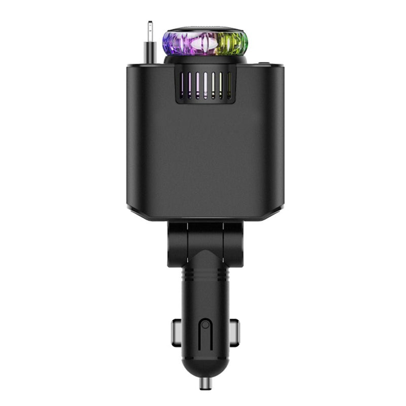 5-in-1 Starlight Car Charger — Fast Charge, Ambient Glow & Aroma