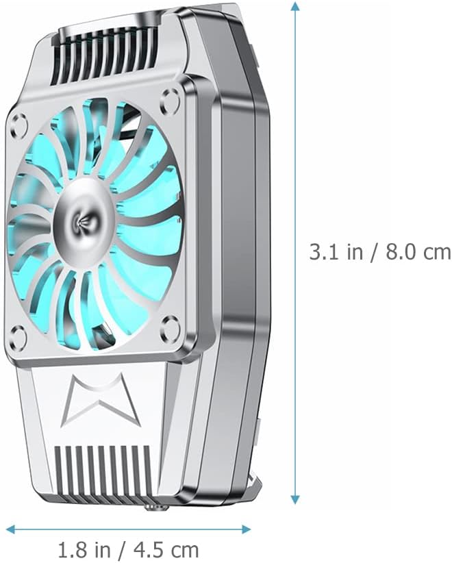Phone Cooler Wireless Cooling Fan USB Charging Phone Clip Mobile Phone Heat Sink