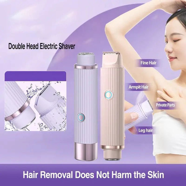 Double Head Electric Shaver – Wet & Dry, IPX7 Waterproof