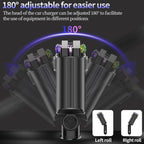 5-in-1 Starlight Car Charger — Fast Charge, Ambient Glow & Aroma